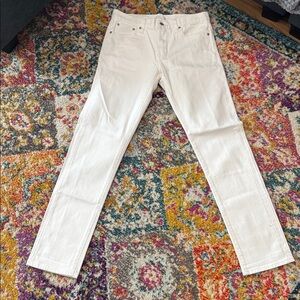 Uniqlo Men’s Slim Fit Jeans in White (30x32)
